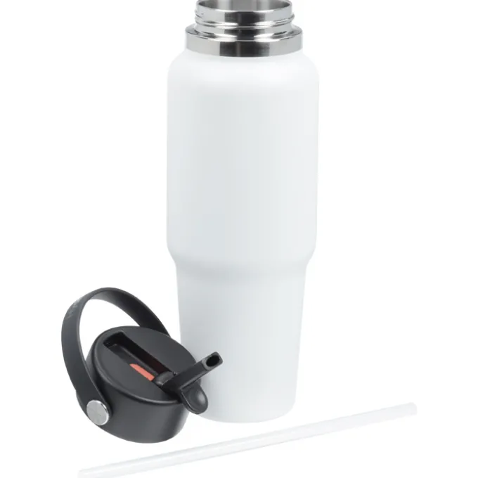 Hydro Flask Wide Mouth Travel Bottle with Flex Straw Cap - 32 oz - 24 hr