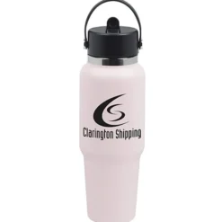 Hydro Flask Wide Mouth Travel Bottle with Flex Straw Cap - 32 oz - 24 hr