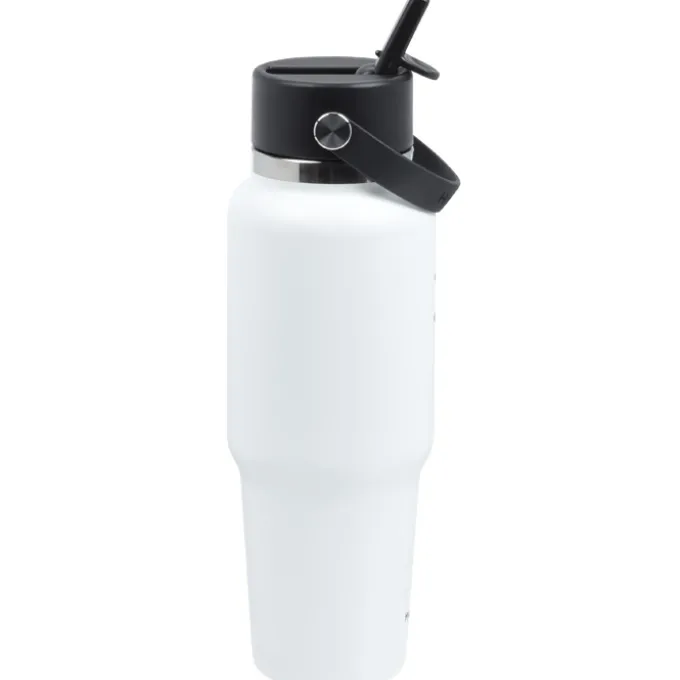 Hydro Flask Wide Mouth Travel Bottle with Flex Straw Cap - 32 oz - 24 hr