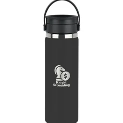 Hydro Flask Wide Mouth with Flex Sip Lid - 20 oz - Laser Engraved