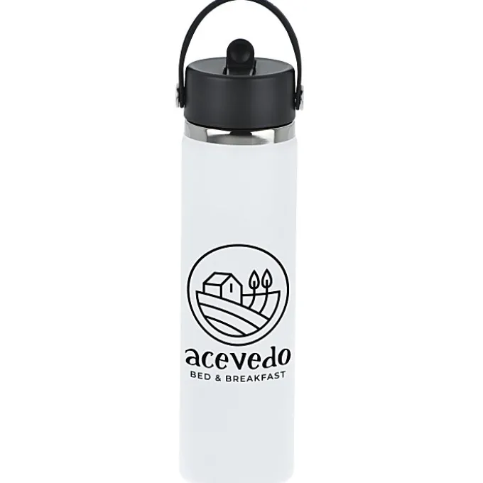 Hydro Flask Wide Mouth with Flex Straw Cap - 24 oz