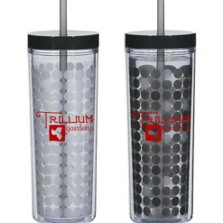 Ice Chameleon Tumbler with Straw - 16 oz