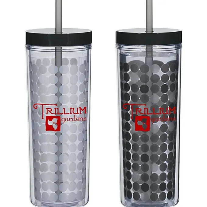 Ice Chameleon Tumbler with Straw - 16 oz - 24 hr
