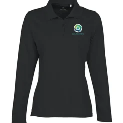 Ice Performance Pique Long Sleeve Polo - Ladies' - Embroidered