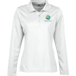 Ice Performance Pique Long Sleeve Polo - Ladies' - Embroidered
