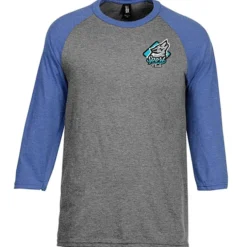 Ideal 3/4 Sleeve Raglan T-Shirt - Men's - Embroidered