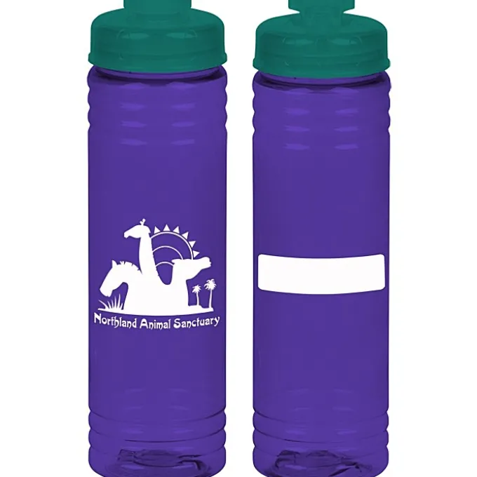 ID Halcyon Water Bottle with Flip Drink Lid - 24 oz