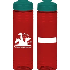 ID Halcyon Water Bottle with Flip Drink Lid - 24 oz