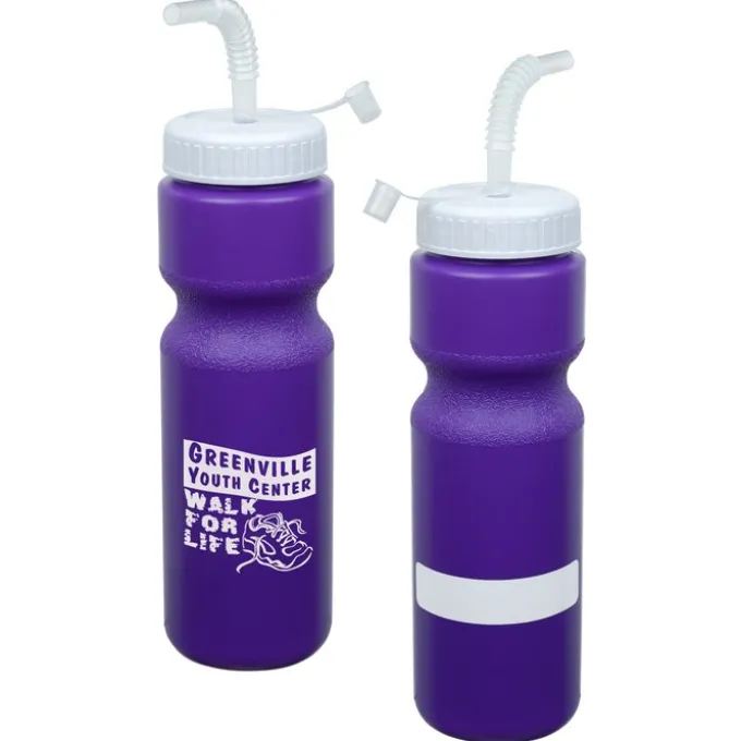 ID Sport Bottle with Straw Lid - 28 oz