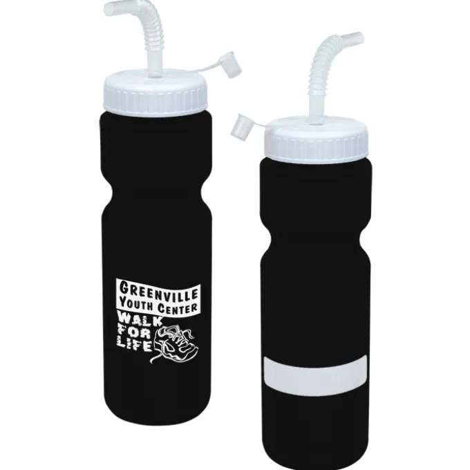 ID Sport Bottle with Straw Lid - 28 oz