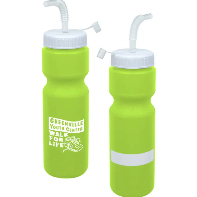 ID Sport Bottle with Straw Lid - 28 oz