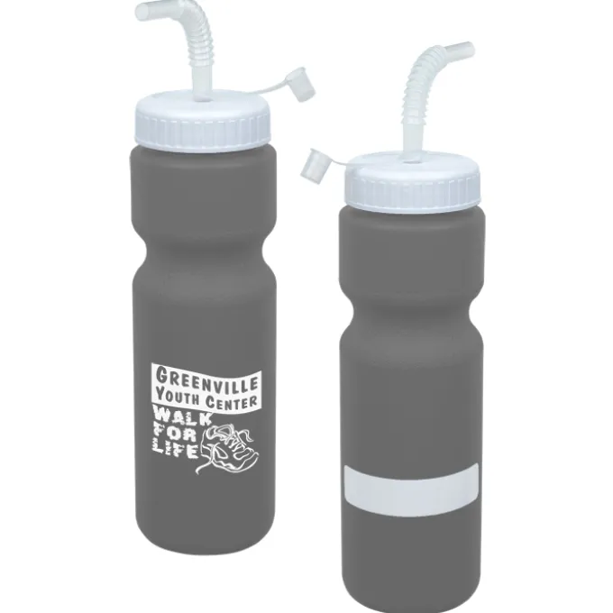 ID Sport Bottle with Straw Lid - 28 oz