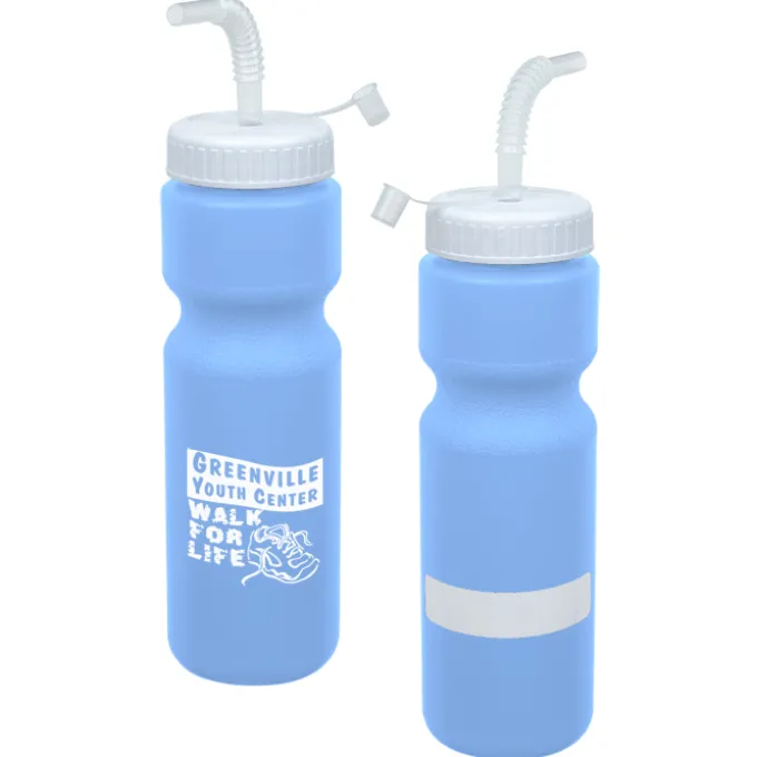 ID Sport Bottle with Straw Lid - 28 oz