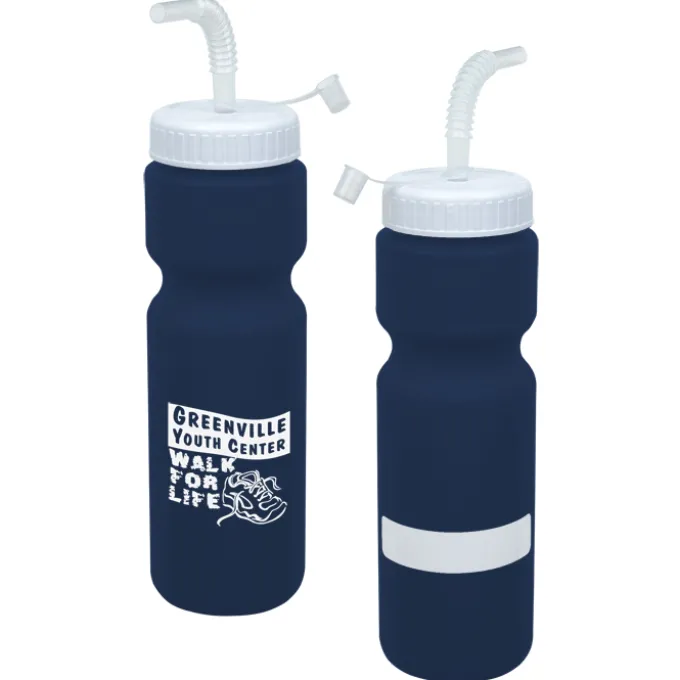 ID Sport Bottle with Straw Lid - 28 oz