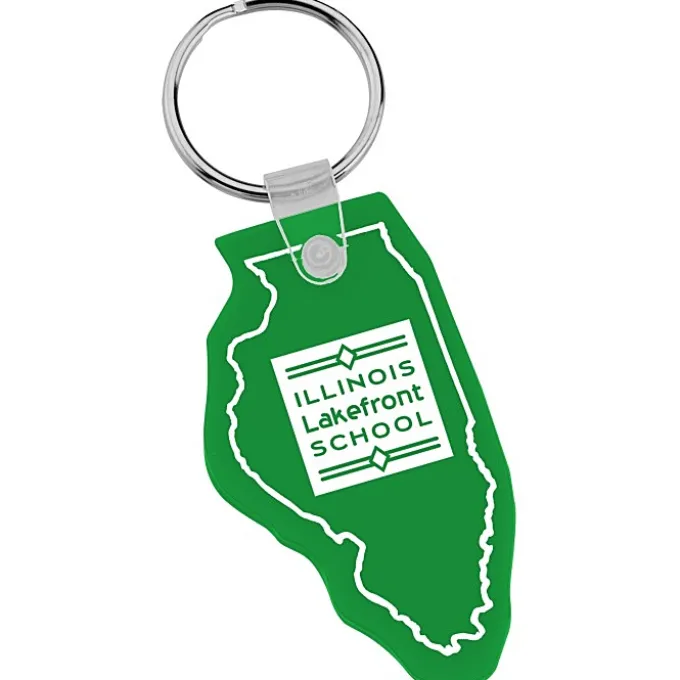 Illinois Soft Keychain - Opaque