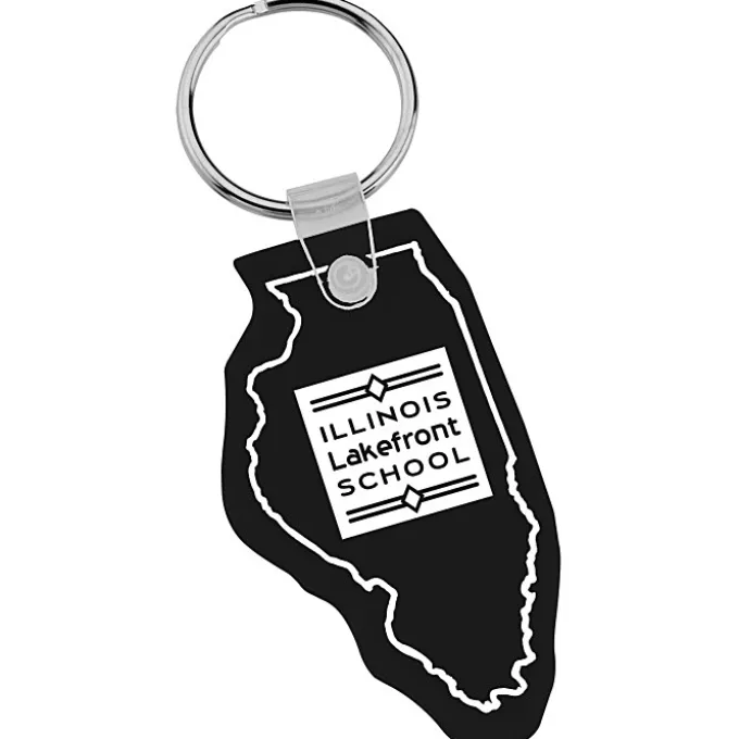 Illinois Soft Keychain - Opaque