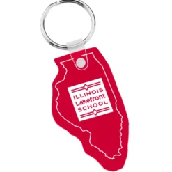 Illinois Soft Keychain - Translucent