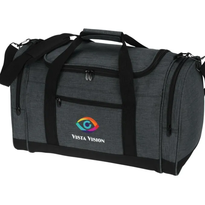 4imprint Heathered Leisure Duffel - Full Color
