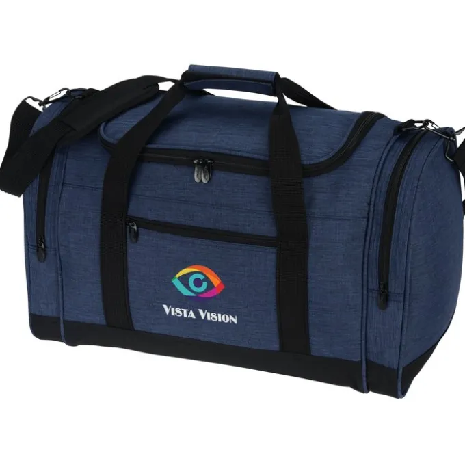 4imprint Heathered Leisure Duffel - Full Color