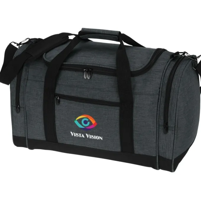 4imprint Heathered Leisure Duffel - Full Color