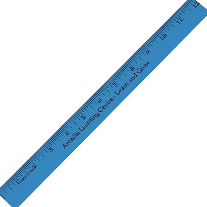 12-inch Enamel Wood Ruler
