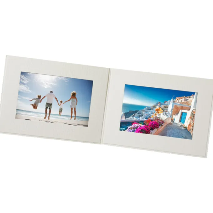 4 inches x 6 inches Double Portrait Folder - Horizontal