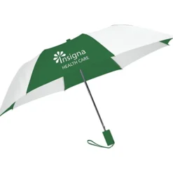 42-inch Folding Umbrella with Auto Open - Alternating - 42-inch Arc