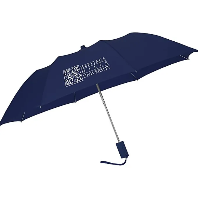 42-inch Folding Umbrella with Auto Open - Solid - 42-inch Arc - 24 hr