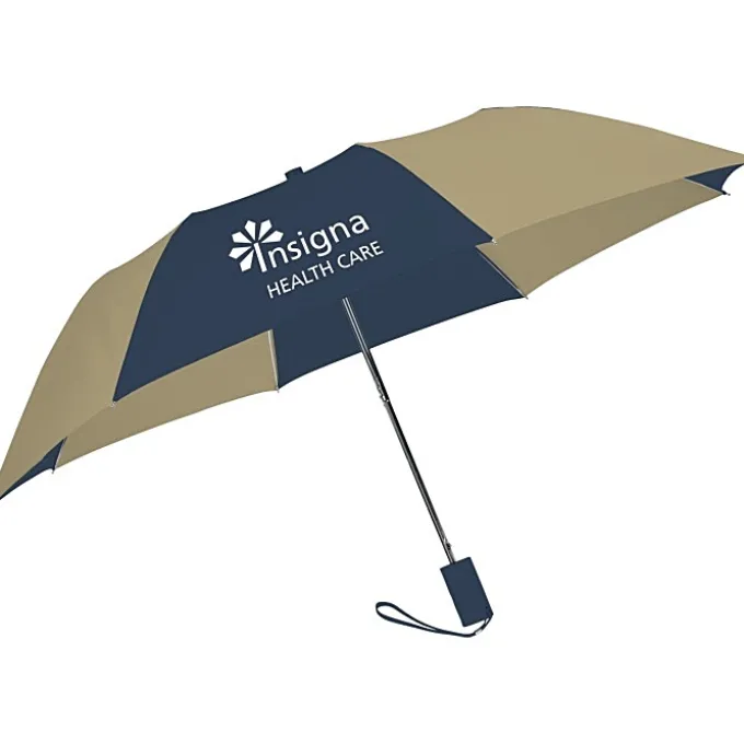42-inch Folding Umbrella with Auto Open - Alternating - 42-inch Arc - 24 hr