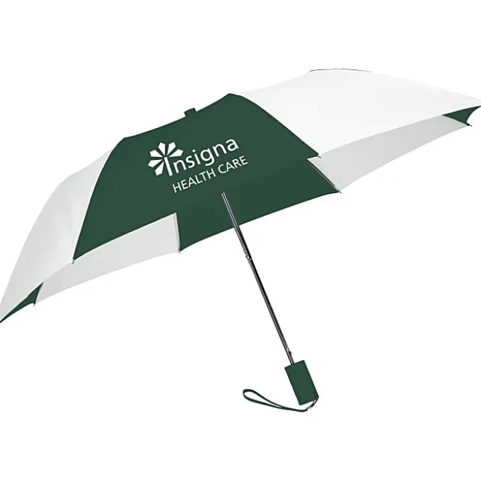 42-inch Folding Umbrella with Auto Open - Alternating - 42-inch Arc - 24 hr