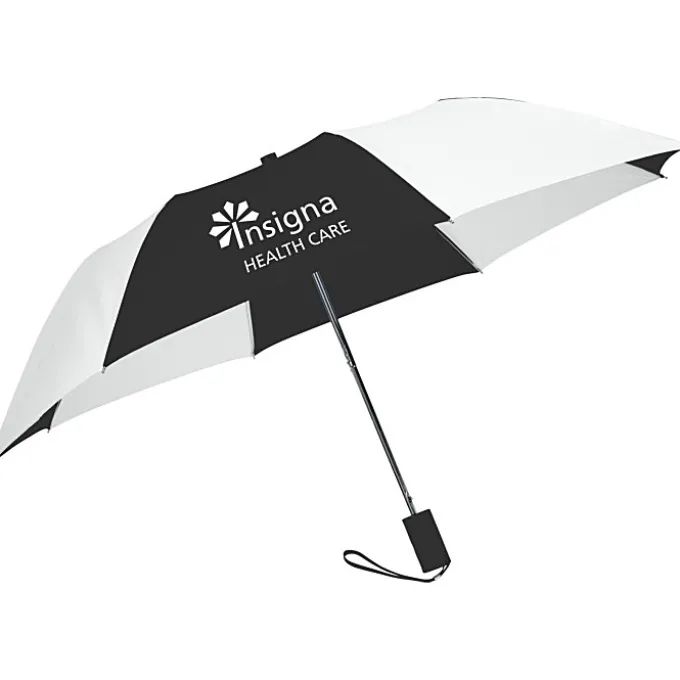 42-inch Folding Umbrella with Auto Open - Alternating - 42-inch Arc - 24 hr