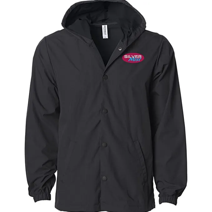 Independent Trading Co. Water Resistant Hooded Windbreaker