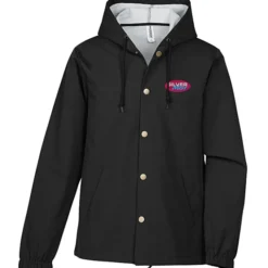 Independent Trading Co. Water Resistant Hooded Windbreaker