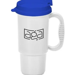 Insulated Auto Mug - 16 oz - White Interior