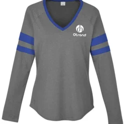 Intermission Stripe Long Sleeve V-Neck T-Shirt - Ladies'