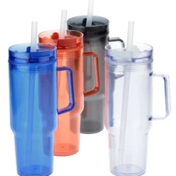 Intrepid Acrylic Mug with Straw - 40 oz
