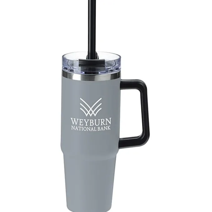 Intrepid Vacuum Mug with Straw - 30 oz