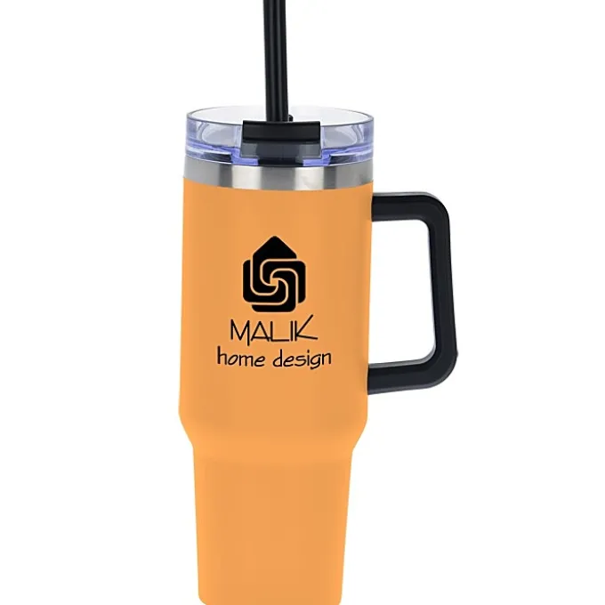 Intrepid Vacuum Mug with Straw - 40 oz