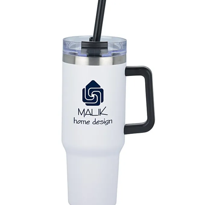 Intrepid Vacuum Mug with Straw - 40 oz