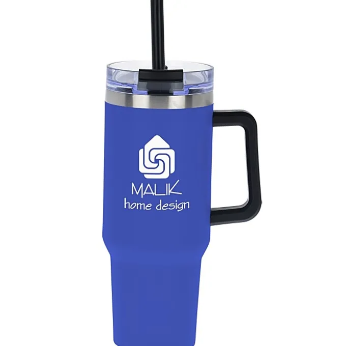 Intrepid Vacuum Mug with Straw - 40 oz