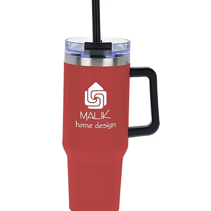 Intrepid Vacuum Mug with Straw - 40 oz