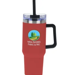 Intrepid Vacuum Mug with Straw - 40 oz - Full Color