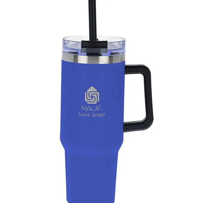 Intrepid Vacuum Mug with Straw - 40 oz - Laser Engraved