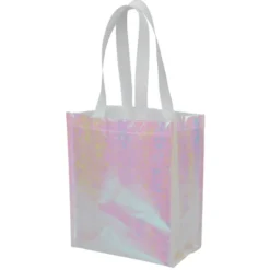 Iridescent Laminated Non-Woven Gift Tote