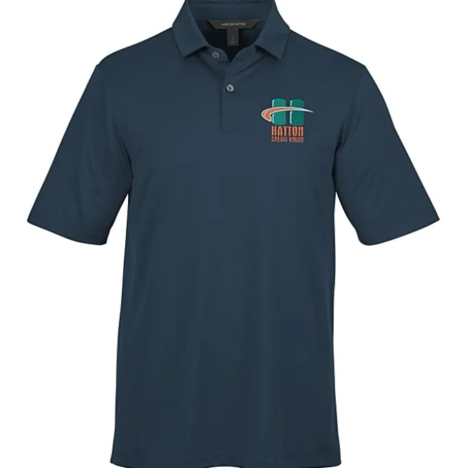 Jacquard Textured Jersey Polo - Men's