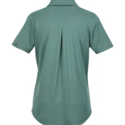 Jacquard Textured Jersey Polo - Ladies'
