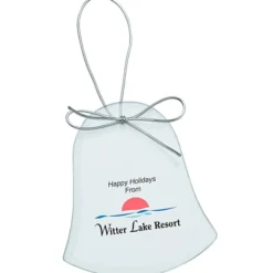 Jade Crystal Ornament - Bell - Full Color