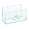 Jade Glass Business Card Holder