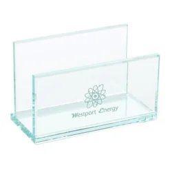 Jade Glass Business Card Holder