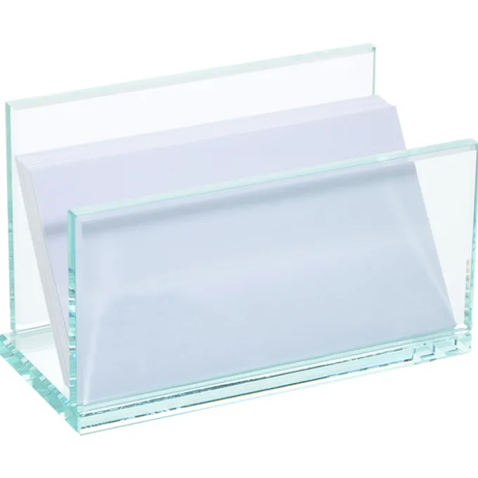 Jade Glass Business Card Holder